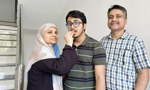 ജെ.​ഇ.​ഇ മെ​യി​നി​ൽ സം​സ്ഥാ​ന​ത​ല​ത്തി​ൽ ഒ​ന്നാ​മ​ൻ; ഹാഫിസിന്‍റേത്​ കണക്കുതെറ്റാത്ത വിജയം