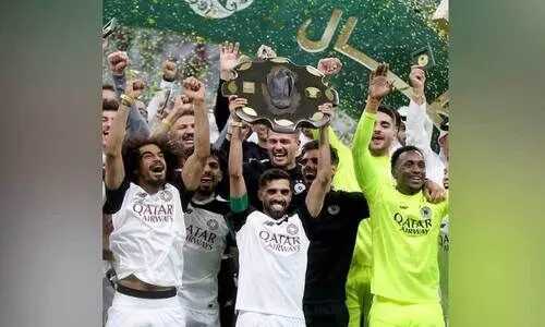 Qatar stars league winners Al Sadd team