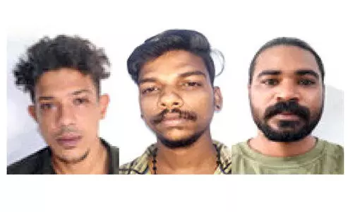 യു​വാ​വി​നെ കൊ​ല​പ്പെ​ടു​ത്താ​ൻ ശ്ര​മം: മൂ​ന്നു​പേ​ർ അ​റ​സ്റ്റി​ൽ