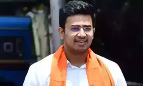 മതം പറഞ്ഞ് വോട്ടു പിടിച്ചു; ബി.ജെ.പി എം.പി തേജസ്വിക്കെതിരെ കേസ്