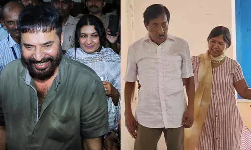 രാഷ്ട്രീയ നേതാക്കളും സിനിമ താരങ്ങളും വോട്ടിനെത്തിയത് കുടുംബാംഗങ്ങൾക്കൊപ്പം