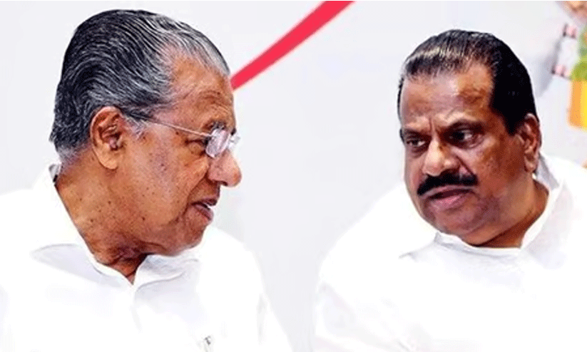 chief minister pinarayi vijayan and ep jayarajan