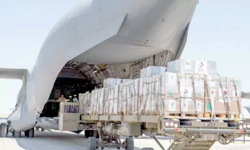 സു​ഡാ​നി​ലേ​ക്ക് ആം​ബു​ല​ൻ​സും മ​രു​ന്നു​മെ​ത്തി​ച്ച് ഖ​ത്ത​ർ