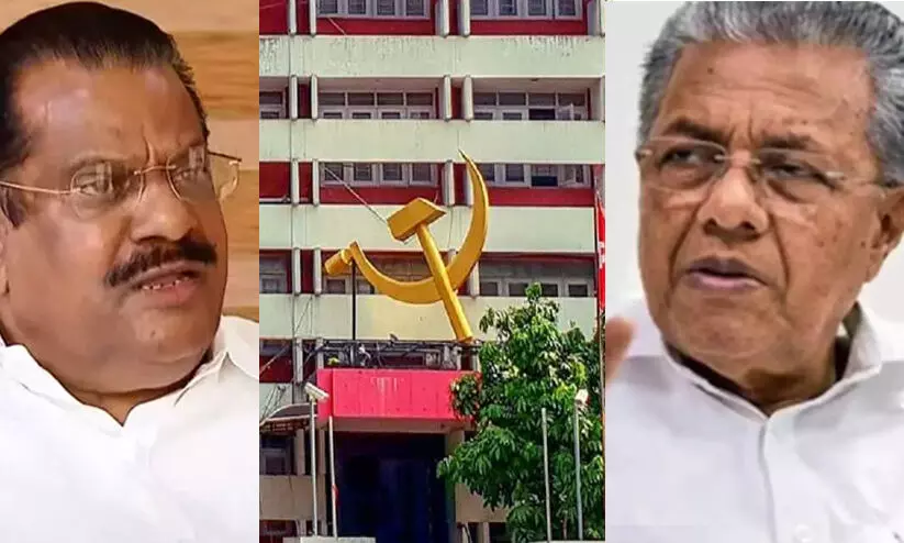 ഇ.പിയുടെ ജാഗ്രതയില്ലായ്മകൾ സി.പി.എം സെക്രട്ടേറിയറ്റിൽ വിവാദമാകാൻ സാധ്യത ഇ.പിയുടെ ജാഗ്രതയില്ലായ്മകൾ സി.പി.എം സെക്രട്ടേറിയറ്റിൽ വിവാദമാകാൻ സാധ്യത