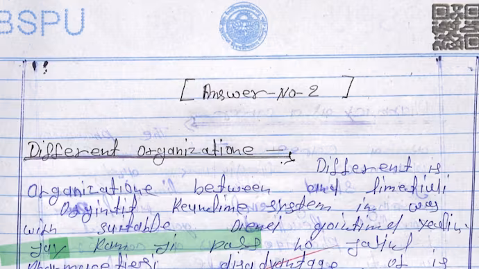യു.പിയിൽ ജയ് ​ശ്രീറാം എന്ന് പരീക്ഷാപേപ്പറിൽ എഴുതിയ വിദ്യാർഥികളെ ജയിപ്പിച്ചു; അധ്യാപകർക്ക് സസ്‍പെൻഷൻ