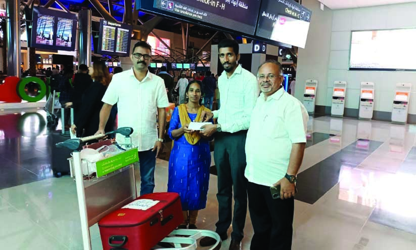 ദു​രി​ത​ത്തി​ന​റു​തി: ഇ​ൻ​കാ​സ് ഒ​മാ​ന്‍റെ കൈ​ത്താ​ങ്ങി​ൽ കോ​ട്ട​യം സ്വ​ദേ​ശി​നി നാ​ട​ണ​ഞ്ഞു