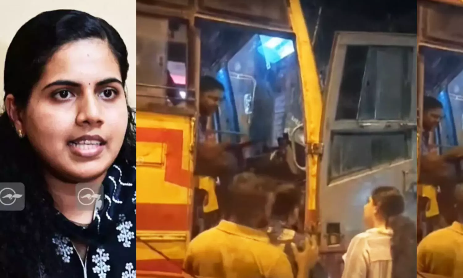 Arya Rajendran, ksrtc driver