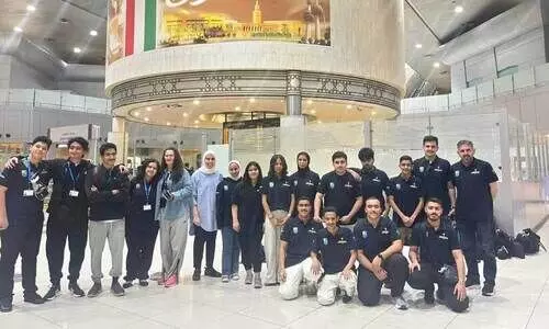 kuwait students on robotics world championship