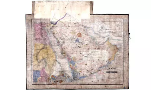 പു​സ്ത​ക​മേ​ള​യി​ല്‍ അ​ബൂ​ദ​ബി​യു​ടെ ആ​ദ്യ​കാ​ല ഭൂ​പ​ട​വും