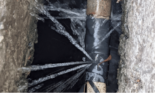pipe burst