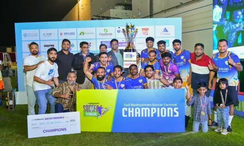 സോ​ക്ക​ർ കാ​ർ​ണി​വ​ൽ കി​രീ​ട​ത്തി​ൽ മു​ത്ത​മി​ട്ട്​ ജി.​എ​ഫ്.​സി അ​ൽ അ​ൻ​സാ​രി എ​ഫ്.​സി