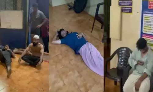 വൈദ്യുതി മുടക്കം; കെ.എസ്.ഇ.ബി ഓഫിസിൽ പ്രതിഷേധ ഉറക്കം