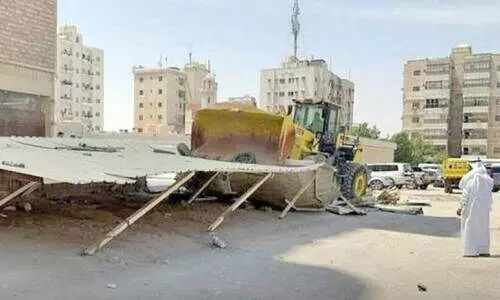 Removing of unauthorized constructions