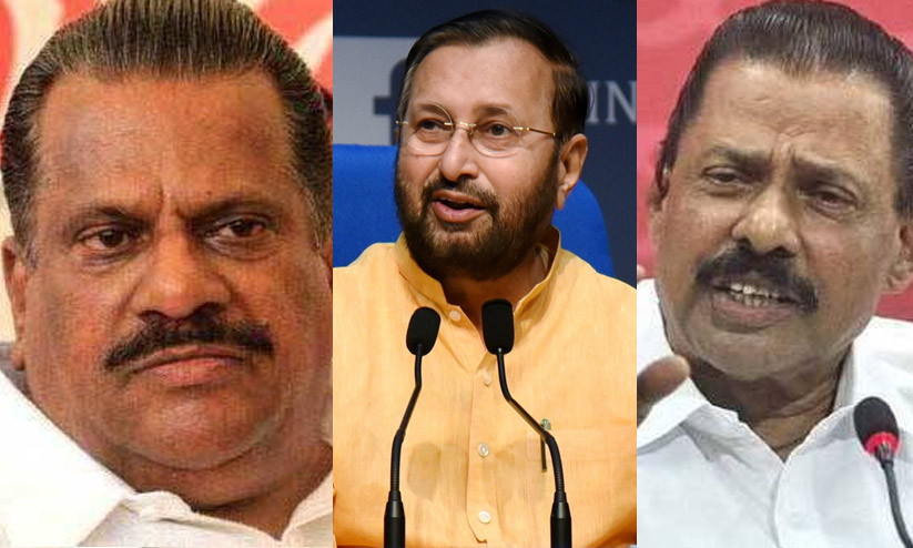 ഞാനും ജാ​വ്​​ദേ​ക്ക​റെ ​ക​ണ്ടി​രു​ന്നു, വ​ലി​യ ബ​ന്ധ​മി​ല്ലാ​ത്ത​തു​കൊ​ണ്ട് അ​യാ​ൾ ഒ​രു ഭാ​ഗ​ത്തി​രു​ന്നു, ഞാ​ൻ മ​റ്റൊ​രു ഭാ​ഗ​ത്തും -എം.​വി. ഗോ​വി​ന്ദ​ൻ