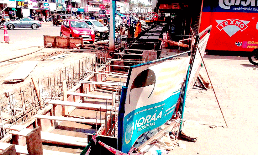 construction at sultan bathery construction at sultan bathery