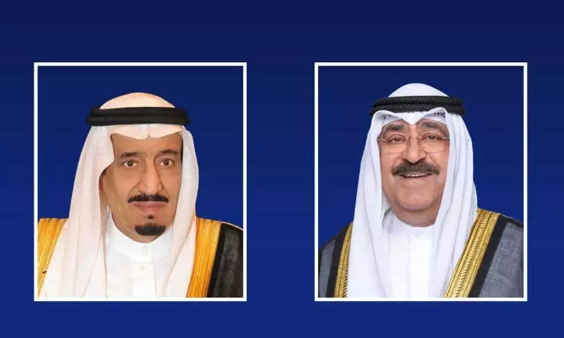 Salman Bin Abdul Aziz Al Saud, Amir Sheikh Mishaal Al Ahmed Al Jabir Assabah