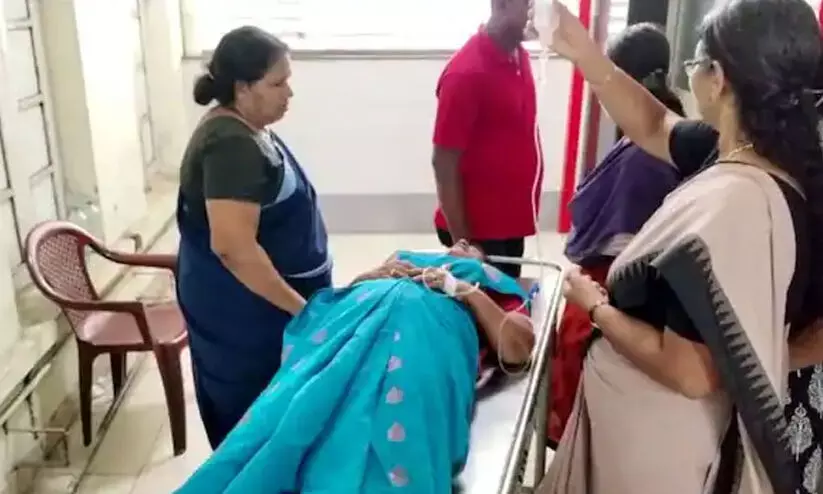 മെഡിക്കൽ കോളജ് ജീവനക്കാരിയെ രോഗി ഇടിവള കൊണ്ട് മുഖത്തിടിച്ചു