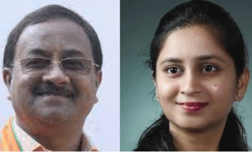 അ​ണ്ണാ​സാ​ഹ​ബ്​ ജോ​ലെ   പ്രി​യ​ങ്ക ജാ​ർ​ക്കി​ഹോ​ളി