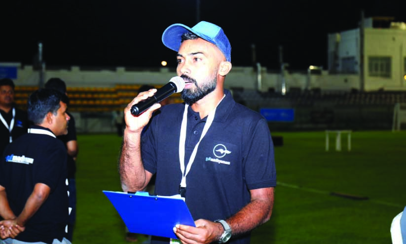 മ​സ്ക​ത്തി​ലെ ഫു​ട്​​ബാ​ൾ പ്രേ​മി​ക​ളു​ടെ മ​നം കീ​ഴ​ട​ക്കി റാ​ഷി​ദ് കോ​ട്ട​ക്ക​ൽ