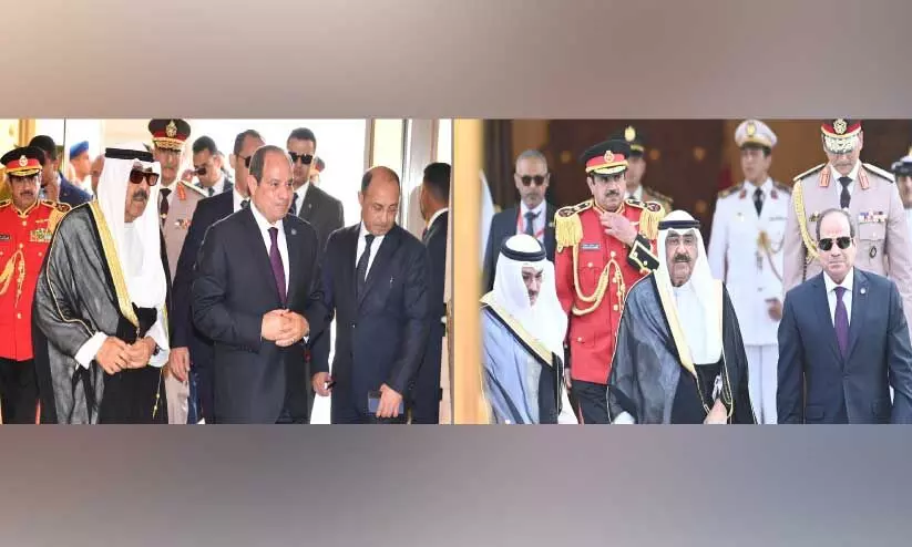 Kuwait Amir and Egypt President