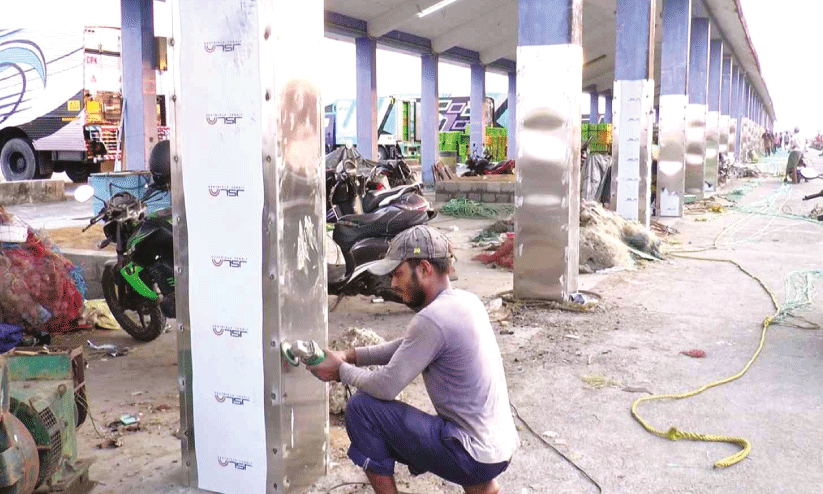 ponnani fishing harbour renovation works