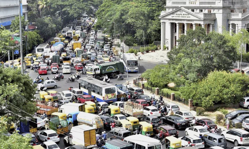 rush at banglore city