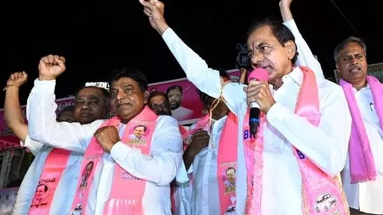 കോൺഗ്രസിനെതിരായ പരാമർശം; ചന്ദ്രശേഖർ റാവുവിന് പ്രചാരണ വിലക്ക്