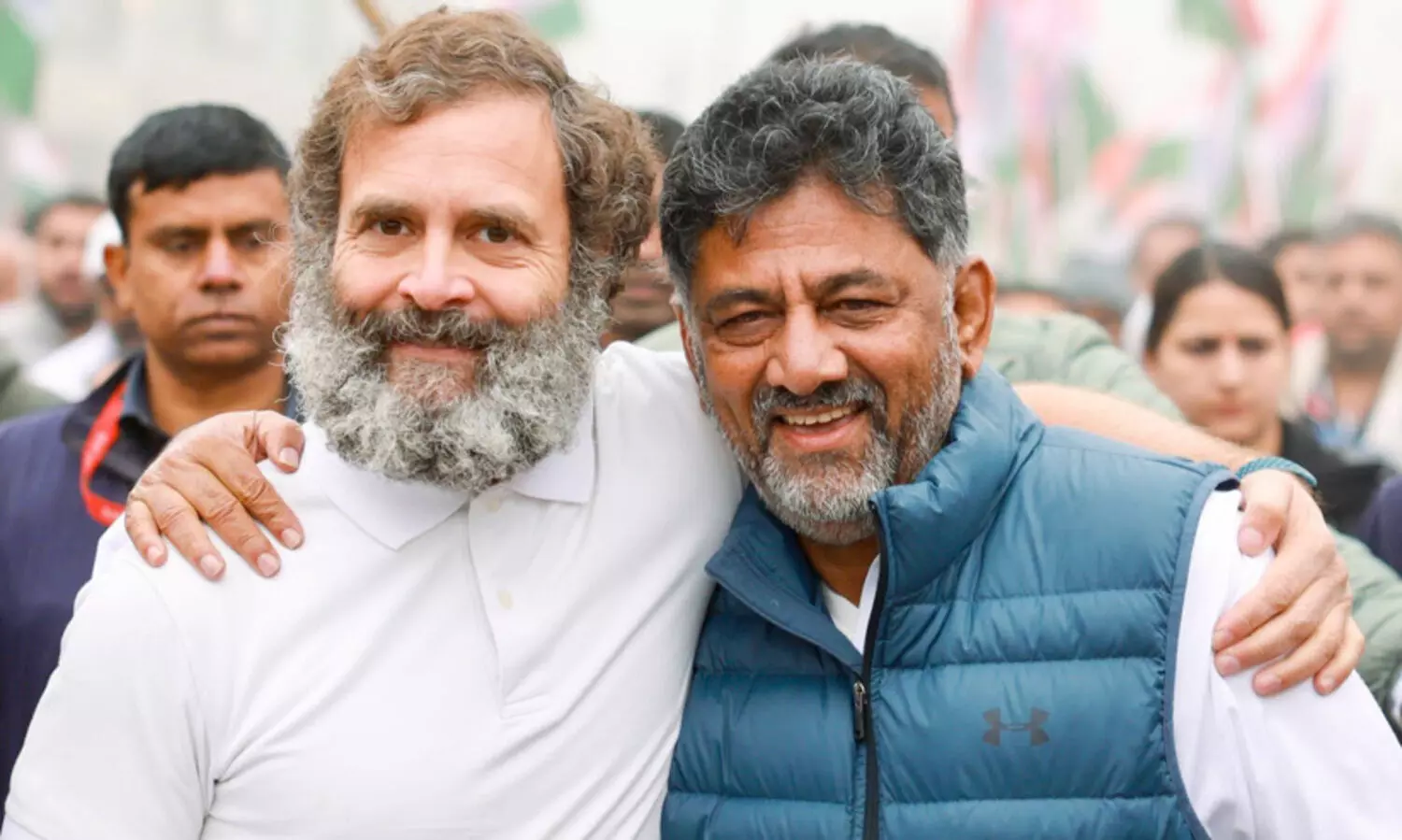 Rahul Gandhi, D.K. Shivakumar
