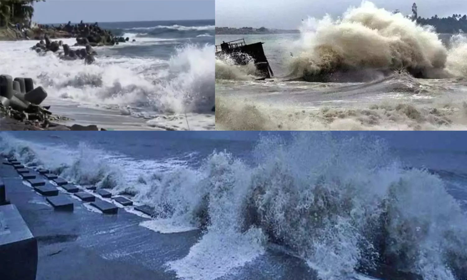 കള്ളക്കടൽ: കേരള തീരത്ത് താഴ്ന്ന പ്രദേശങ്ങളിൽ കടലാക്രമണത്തിന് സാധ്യതയെന്ന് മുന്നറിയിപ്പ്