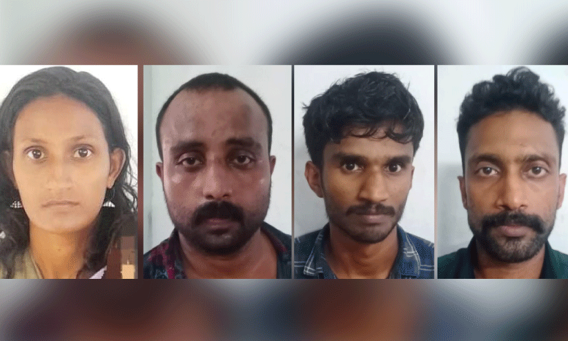 ജോ​സ്ഫി​ന്‍, ന​ഹാ​ബ്, അ​രു​ണ്‍, അ​രു​ണ്‍