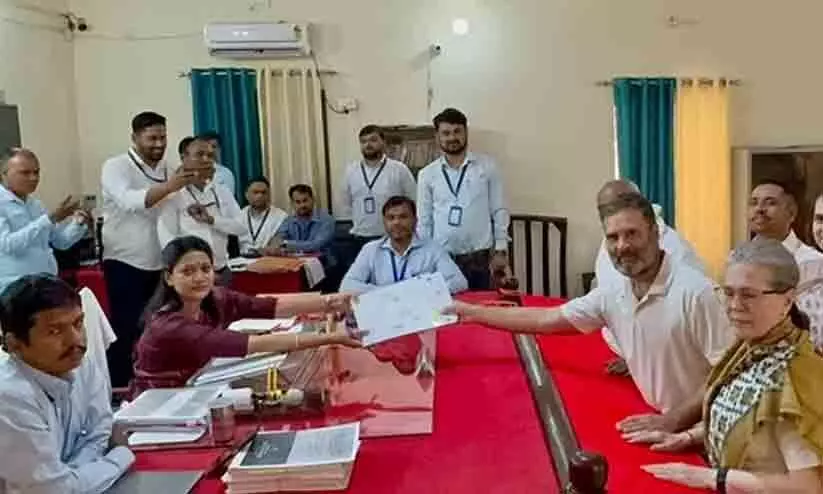 രാഹുൽ ഗാന്ധി റായ്ബറേലിയിൽ പത്രിക സമർപ്പിച്ചു-വിഡിയോ രാഹുൽ ഗാന്ധി റായ്ബറേലിയിൽ പത്രിക സമർപ്പിച്ചു-വിഡിയോ