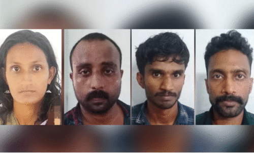 ജോ​സ്ഫി​ന്‍, ന​ഹാ​ബ്, അ​രു​ണ്‍, അ​രു​ണ്‍