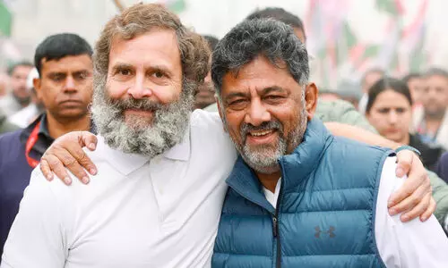 Rahul Gandhi, D.K. Shivakumar