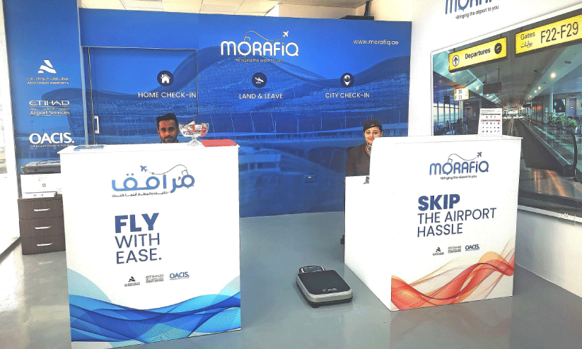 Abu Dhabi Airport:Check in facility in Shabia Abu Dhabi Airport:Check in facility in Shabia