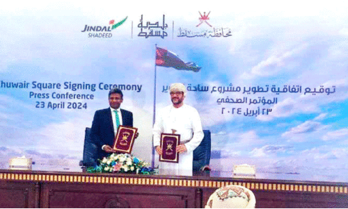 Al Khuwair Square project with the largest flagpole in the country