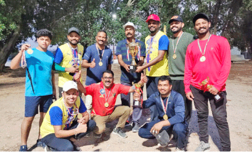 Cricket Tournament; Rack Blaster Winners