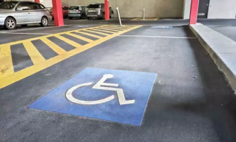 parking area for disabled