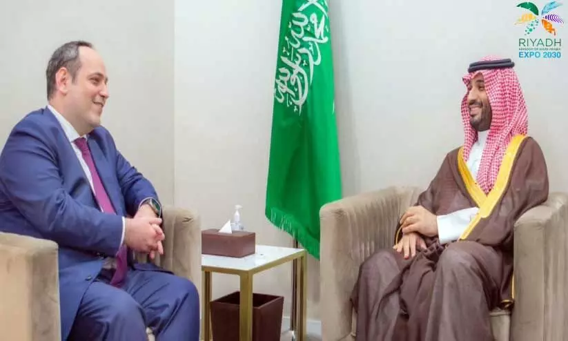BIE Secretary talks with Amir Mohammed bin Salman