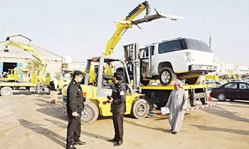 Abandoned vehicles removed