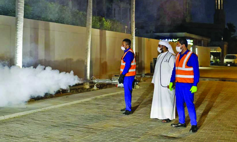 അണുനശീകരണ പ്രവർത്തനം സജീവമാക്കി ദുബൈ മുനിസിപാലിറ്റി