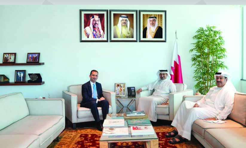 സൈ​പ്ര​സ്​ അം​ബാ​സ​ഡ​റെ വാ​ണി​ജ്യ, വ്യ​വ​സാ​യ മ​ന്ത്രി സ്വീ​ക​രി​ച്ചു