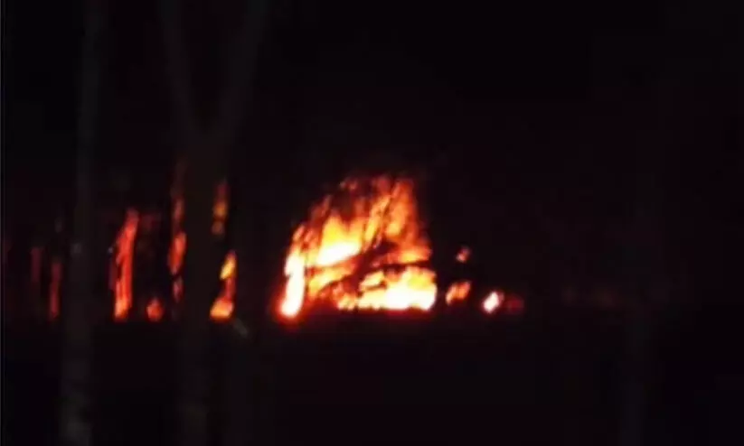 chicken farm fire