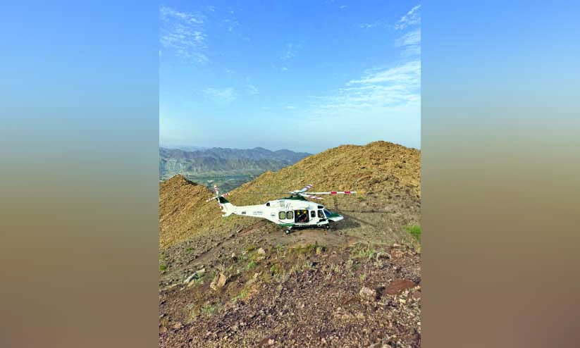 ഹ​ത്ത മ​ല​നി​ര​യി​ൽ കു​ടു​ങ്ങി​യ ബ്രി​ട്ടീ​ഷ്​ ഹൈ​ക്ക​റെ ര​ക്ഷി​ച്ചു