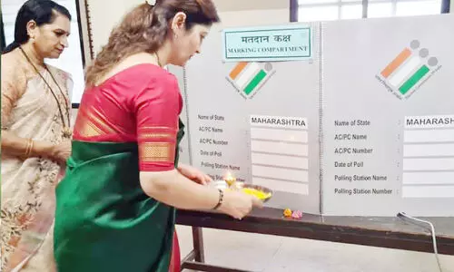 പോളിങ് ബൂത്തിൽ പൂജ; കേസ്