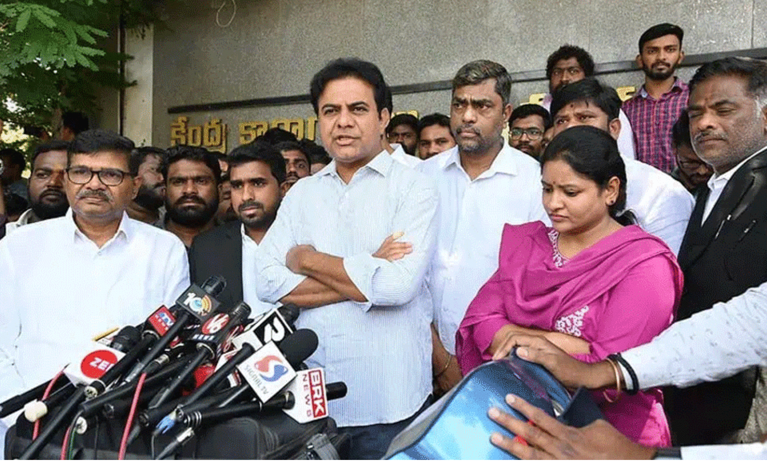 rama rao speaking in press meet outside the chanchalgudi Jail