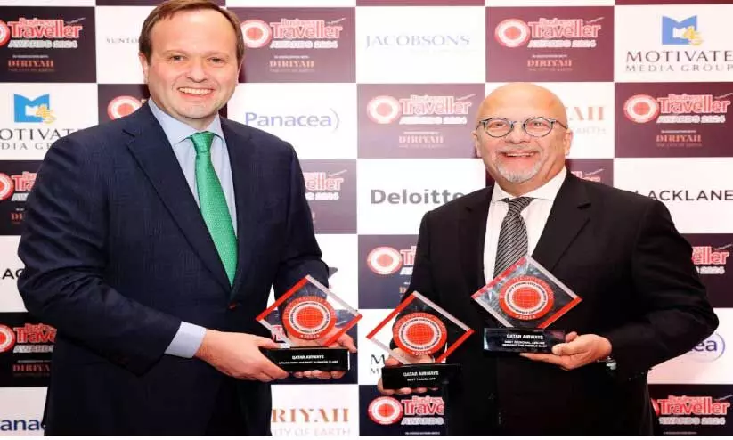 Qatar airways with awards