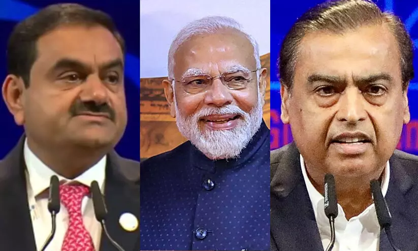 അംബാനിക്കും അദാനിക്കുമെതിരെ നരേ​ന്ദ്ര മോദി: ‘ഇരുവരും കോൺഗ്രസിന് എത്ര ചാക്ക് കള്ളപ്പണം നൽകി? ടെമ്പോവാൻ നിറയെ നോട്ടുകെട്ട് കിട്ടിയോ?വെളിപ്പെടുത്തണം’