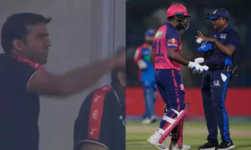 ഗാലറിയിൽ സഞ്ജു ഔട്ട്, ഔട്ട് എന്ന് ആക്രോശിച്ച് ഡൽഹി ടീം ഉടമ; വ്യാപക വിമർശനം; പ്രതികരിച്ച് ജിൻഡാൽ