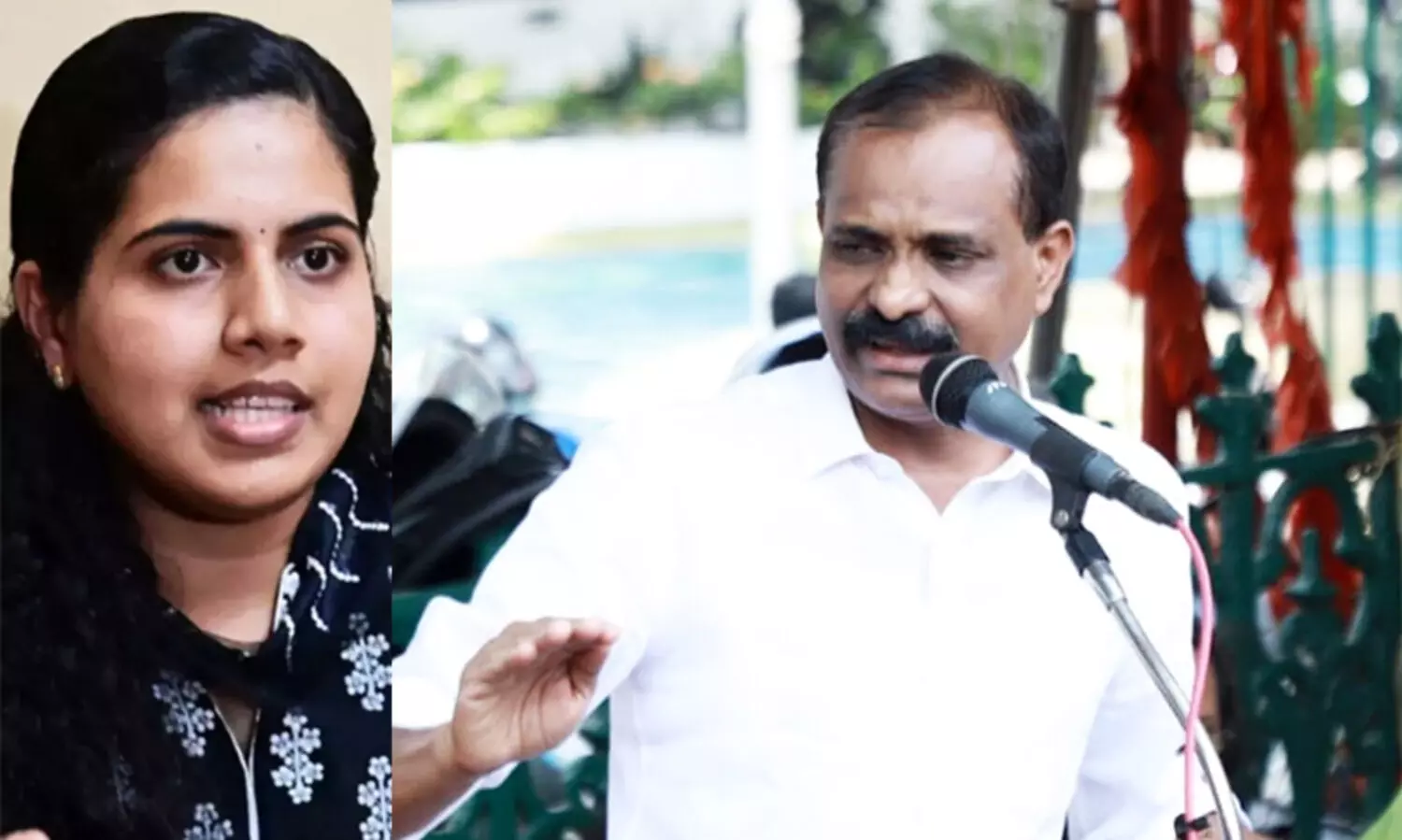 VV Rajesh, Mayor Arya Rajendran