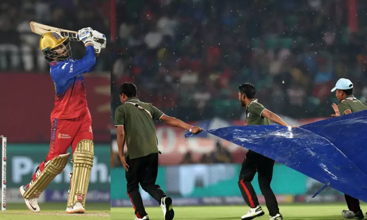 മഴയുടെ ‘കളി’; പഞ്ചാബ്-ആർ.സി.ബി മത്സരം തടസ്സപ്പെട്ടു